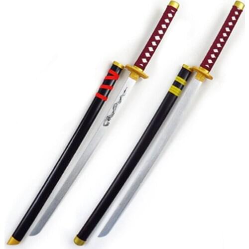 Cosplay Anime Yashahime: Princess Half-Demon Zhu Ye/ Aiyana Wood Katana Sword Role Playing Wood Weapon Model Prop 102cm
