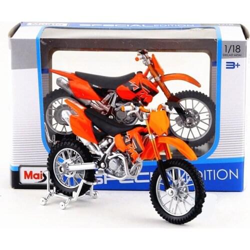 1:18 alloy 525 S off-road street car model,high simulation motorcycle toy,original packaging,collectible ornaments
