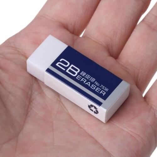 Soft Rubber 2B Pencil Eraser for Art Sketch Painting Office School Nursery Gift P9YA