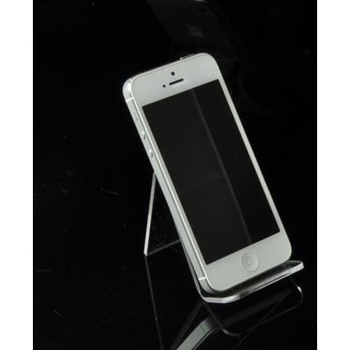 New Clear Acrylic 1 Set 3 Pcs Mobile Phone Holder Cellphone Shelf Creative Mini Portable Phone Stand Storage Rack Home Supplies