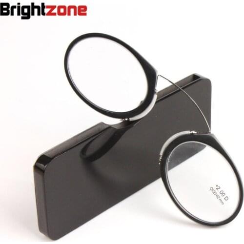 2020 New TR90 Reading Glasses Easy Carry Clip On Nose Small Metal Glasses Men Oculos De Grau Free Shipping With Original Box