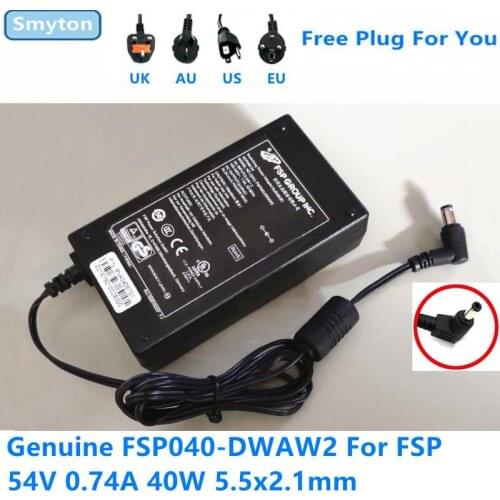 Genuine AC Adapter Charger For FSP 54V 0.74A 40W FSP040-DWAW2 FSP040-DWAW3 POE Power Supply