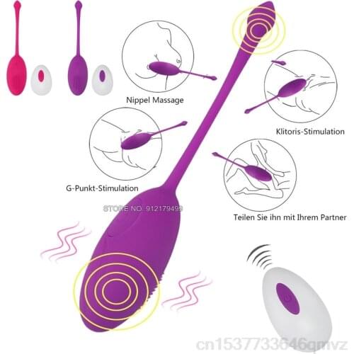 Sex Toys for Woman Vaginal Massage Ball Wireless Remote Control Vibrating Jumping Egg Vibrator USB Anus Clitoris Nippel Sex Tool