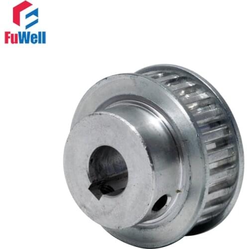 XL-25T Timing Pulley with Keyway 25Teeth XL Gear Belt Pulley 11mm Belt Width 8/10/12/20mm Bore Aluminum Alloy Synchronous Pulley