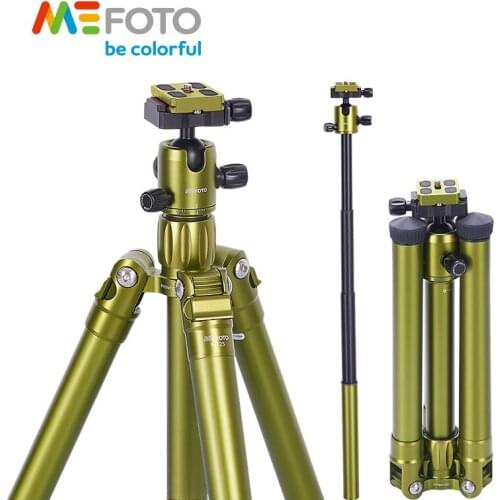 MeFoto MF25 Tripod Reflexed Monopod Selfie Stick Mini Portable Tripod For Camera With Ball Head 5 Section Free Shipping
