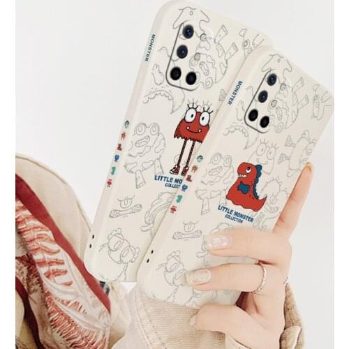 Ultra Thin Animal Case For Oneplus 8t Soft Liquid Silicone Back Cover For Oneplus 9 9pro 9r pro Phone Case