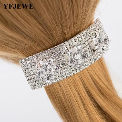 YFJEWE New Arrival Hair Wear Crystal Hair Wearing For Brides Fashion Accessory Hair Jewelry For Bridal Wholesale H056