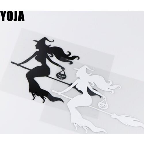 YOJA 19.6X15CM Beautiful Girl Vinyl Decal Car Sticker Decor Cartoon Pattern ZT2-0128