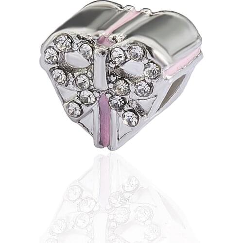 HPXmas Wholesale 5pcs/lot Heart Shape Ball Cooper Bead DIY Accessories Handwork Make Bracelets Charm Jewelry Making