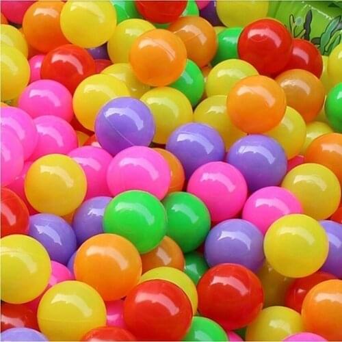 50 Pcs Baby Colorful Soft Plastic Water Pool Ocean Wave Ball Parent-child Outdoor Interactive Games Funny Toys Water Games Toy