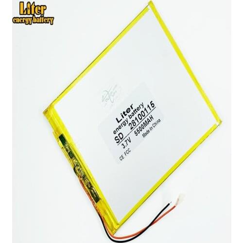 3.7 V 5500mah tablet battery brand tablet gm lithium polymer battery 28100115 li po rechargeable battery
