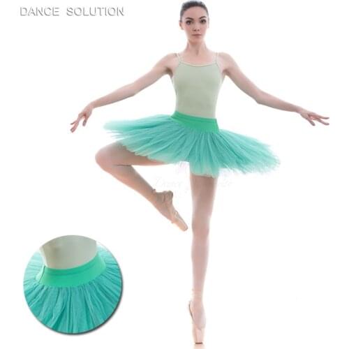 Pre-Professional Ballet Dance Tutus Stiff Tulle Rehearsal Pancake Tutu Skirt Womens Ballerina Costume Half Tutu BLL001