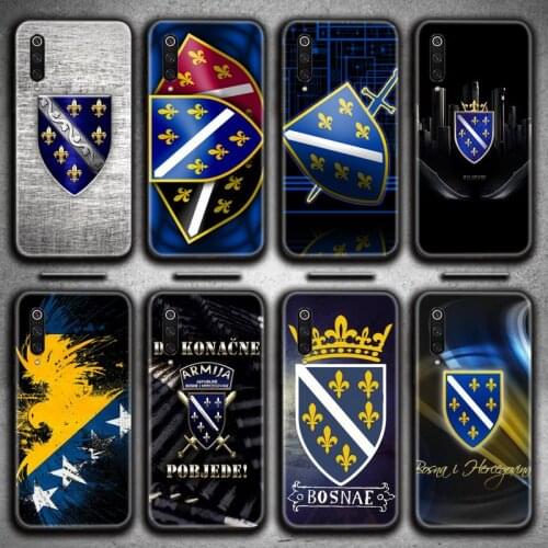 Bosnia and Herzegovina flag Phone Case for Xiaomi Mi Note 10 Lite Mi 9T Pro xiaomi 10 10 CC9 Pro