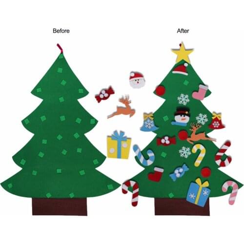 DIY Christmas Tree Kids Christmas Gifts Xmas Decorations For Home 2021 New Year Gift Christmas Ornaments Party Accessories
