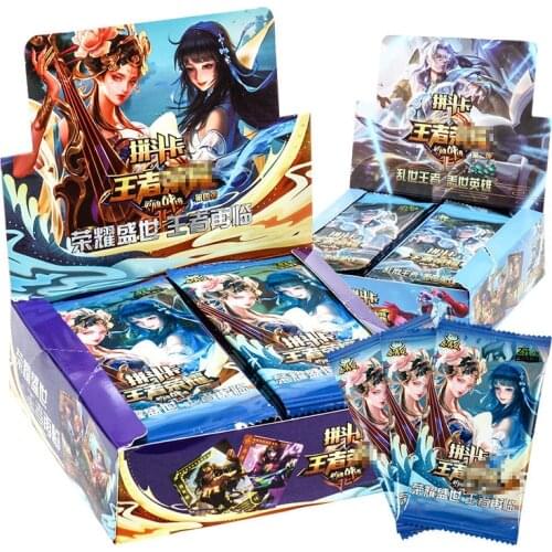 Glory Kings Card Warrior Tank Assassin Mage Archer Support Paper Letters Games Children Anime Collection Kids Gift Playing Toy