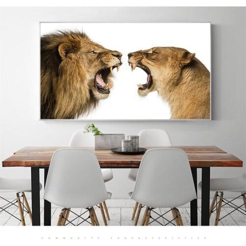 Lion king The Sleeping Gypsy Canvas Painting Abstract Lion Head Home Decoratin Maison Wall pictures for living Room Cuadros