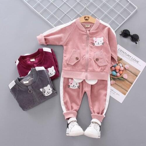 Baby Boy Suits Toddler Boy Clothes Baby Girls Clothes Sets Kids Children Clothing Sets 2Pcs Coat +Pants Toddler Clothes Suit