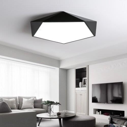 BLUBBLE Modern Ultra Thin Ceiling Lamp Creative Geometric Lighting Ceiling Lamp Study Ceiling Light For Sitting Room Lamp