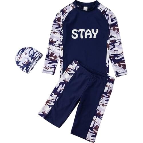 Summer Beach Sets Clothes Cody Lundin Swimming Hat Shirt And Legging For Boys Children