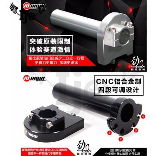 Moto throttle handlebar motorcycle Refit handlebar unviersal Aluminium alloy top quality Electroplating chrome handlebar grips