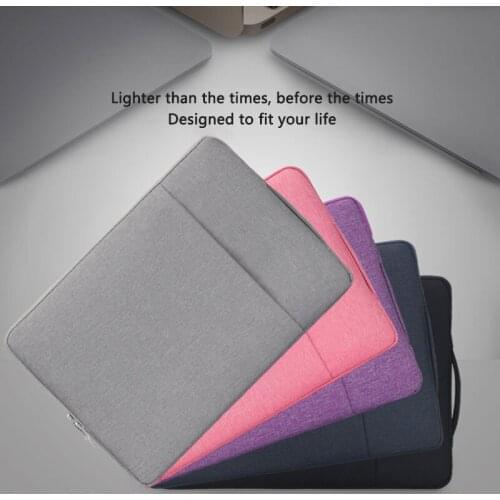 Portable Notebook Handbag 11' 12.5' 13' 14' 15' Laptop Bag Sleeve Case Protector Multi-Pocket Bag For Dell HP Macbook Xiaomi New