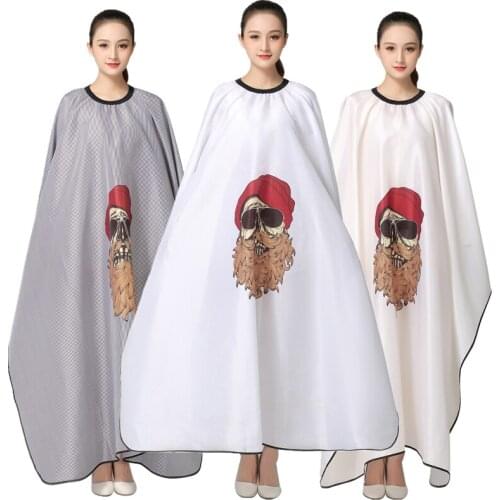 Salon Professional Hairdressing Cape Stripe Retro Pattern Waterproof Hair Dyeing Perming Styling Hairdresser Haircut Apron Gown