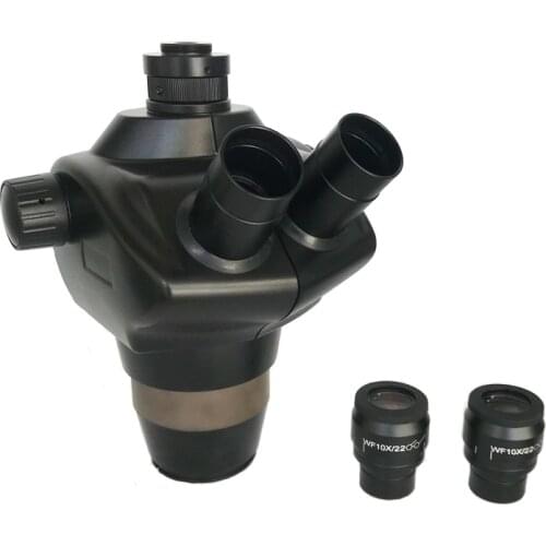 High Resolution Industrial SimulFocal Lab Trinocular Stereo Microscope 8X-50X Continuous Confocal Zoom Magnification Microscopio