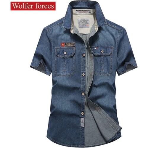 Wolfer forces Mens Casual Shirts