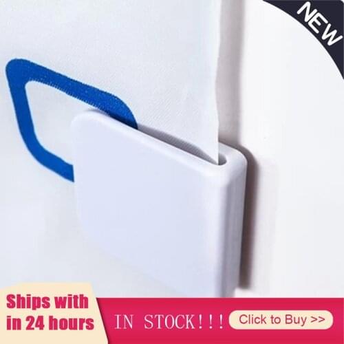 2Pcs/set Shower Curtain Clips Anti Splash Spill Drop Water High-quality Guard Shower Curtain Rings Clip Bathroom Accessories