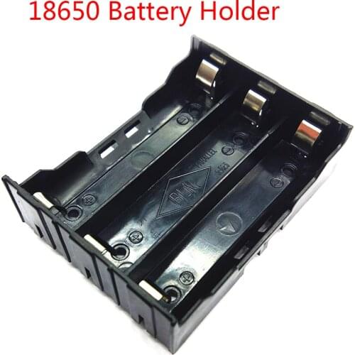 DIY 18650 Battery Holder 18650 Battery Case Lithium Battery Box With Pin For 3 * 18650 (3.7-11.1V)