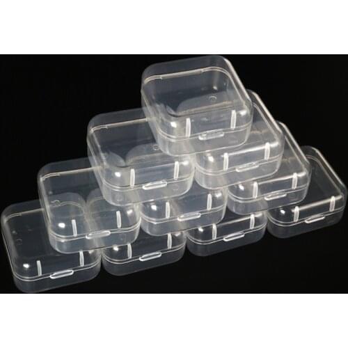 20 pcs mini Adjustable Plastic storage box case jewelry Diamond painting Embroidery Craft Bead Pill Storage Tool home organizers