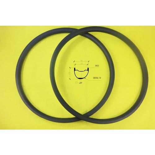 29er MTB ENDURO asymmetric hookless 40mm x 28mm carbon bike rims 34mm inner UD 3K 12K matte glossy 24H 28H 32H tubeless clincher