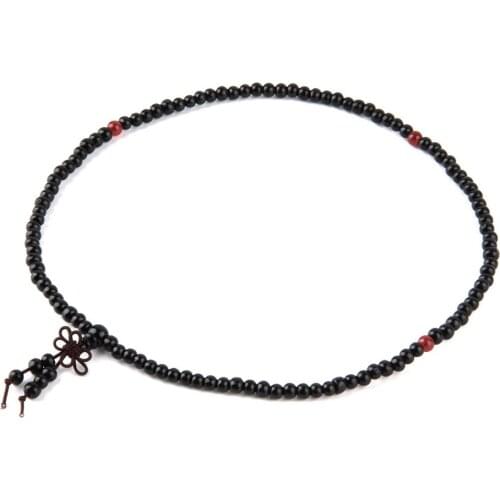 4 Colors Unisex Sandalwood 6mm * 108 Buddhist Prayer Beads Mala Multi-layer Wood Strand Beaded Bracelet Top Quality