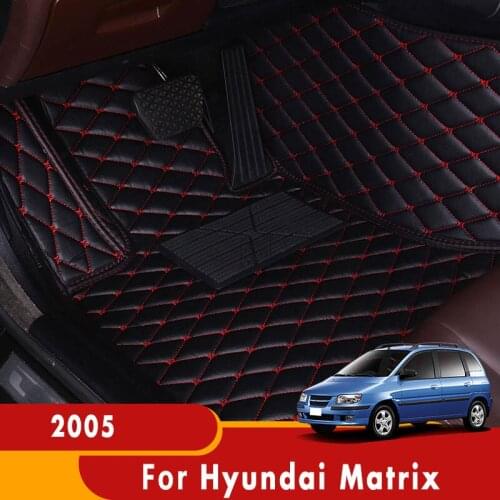 For Hyundai Matrix 2005 Car Floor Mats Carpets Custom Covers Auto Interior Accessories Front Rear Floorliners Protect
