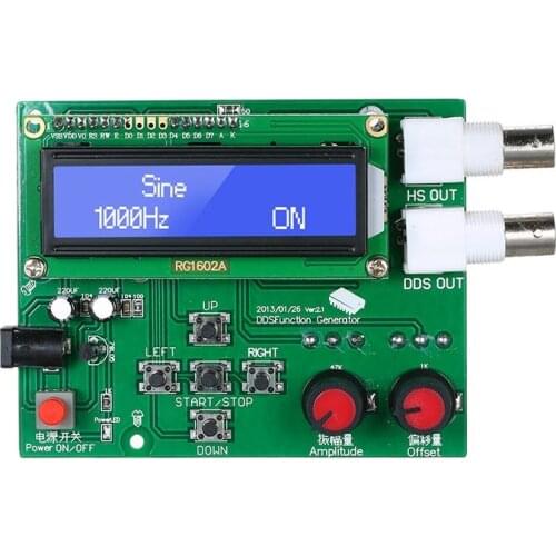 1Hz-65534Hz frequency Meter DDS Function signal generator diy kit frequency generator Module Sine Square Sawtooth Triangle Wave