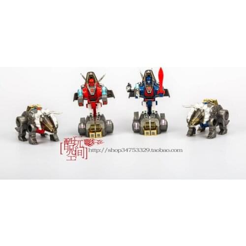 Deformation G1 Robot Dinosaur CE Blue Red Iron Slag (Limited) KO Version PVC Boy Model Toy