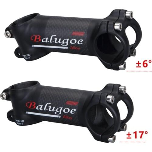 EC90 Aluminum+Carbon Fiber Riser Rod Stem Carbon Fiber Bicycle Stem Carbon Handle 28.6-31.8MM 6degree 17 Degree
