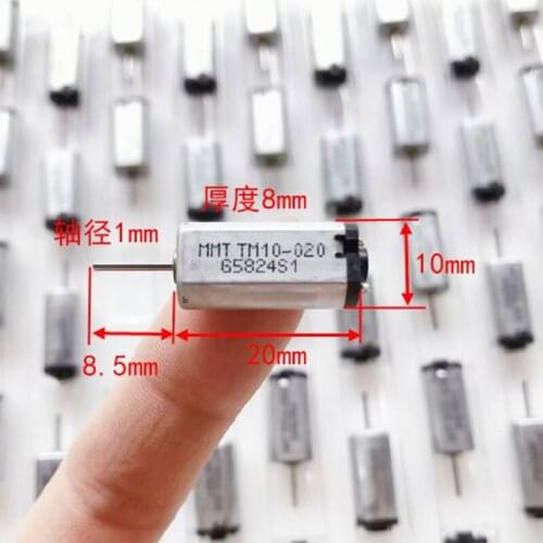 FF-M30 DC1.5V-3V 18000RPM High Speed Tiny Micro Mute 8mm*10mm Electric Motor Toy