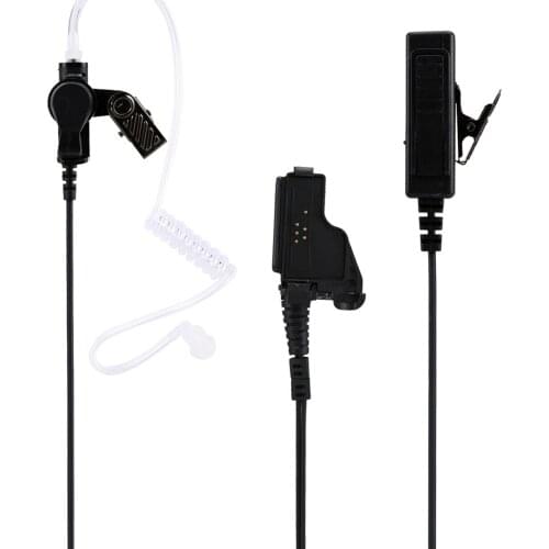 Walkie Talkie Air Acoustic Tube Duct PTT Earpiece Headset For Motorola HT1000 XTS3000 XTS5000