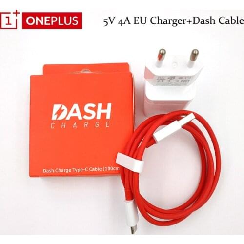 OnePlus 1+ Dash Charger Cable 5V4A EU Adapter Fast Quick Charging USB Type-C Data Cable For Oneplus 2 3 3T 5 5T 6 6t 7 7T 8 Pro