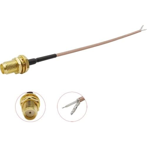 RG316 Coaxial Cable SMA Female Socket to PCB Solder Pigtail Low Loss Jack plug Wire Connector Adapter for WIFI Wireless Router