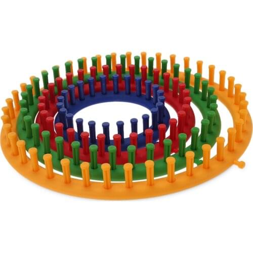 Circular Sweater Weaving Machine Knitting Tool Multicolor Weaving Machine Sewing Needle DIY Knitting For Baby Socks Knitting Hat