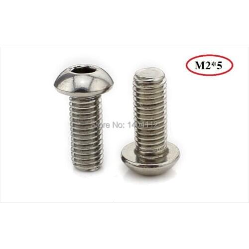 M2*5 Stainless Steel Hexagon socket button head screws