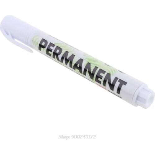 White Marker Pen Paint Oil Car Tire Marker Pen Waterproof Paint Marker Graffiti Pen N02 20 Dropship