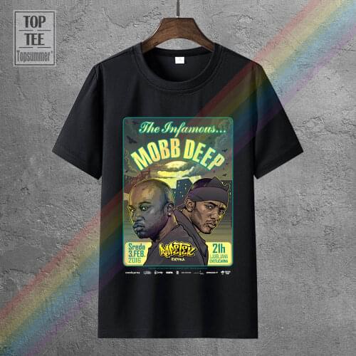Mobb Deep Prodigy Rest In Peace Concert Poster Rap Hip Hop Music T Shirt