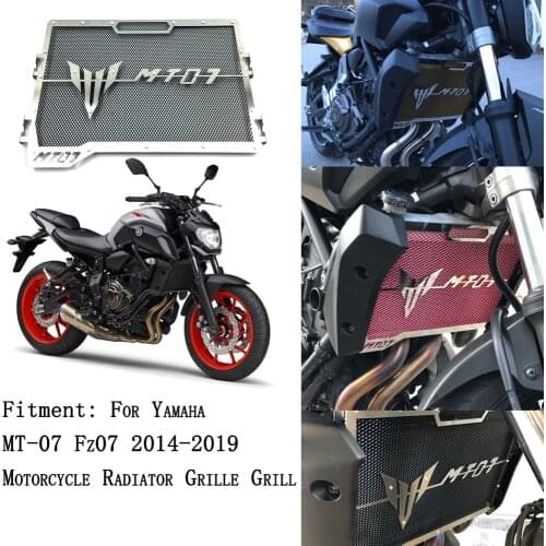 MT-07 2014 2015 2016 2017 2018 For YAMAHA MT 07 MT07 Motorcycle Radiator Protective Cover Grill Guard Grille Protector