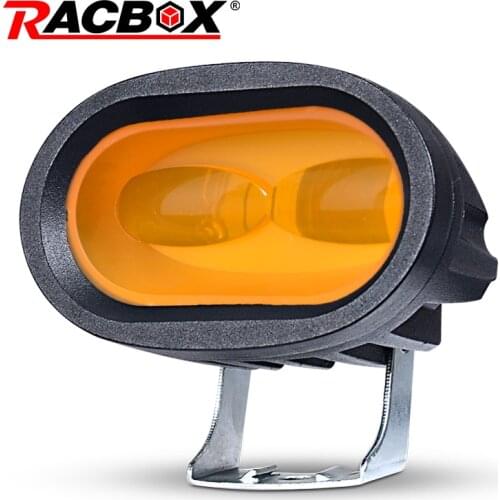 New 20W 6D Yellow LED Work Light Worklight led offroad led off road car light car accessories