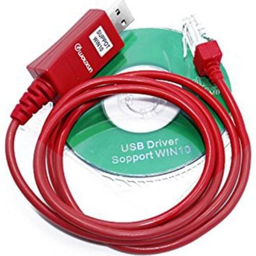 Original Wouxun USB Programming Cable Win 10 For Wouxun KG-UV920P KG-UV950P Car Radio Mobile Radio Ham Radio+CD Driver