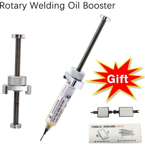 Aluminum Alloy Rotary Solder Paste Booster UV Solder Mask Ink Welding Oil Needle Barrel Booster Propulsion Tools