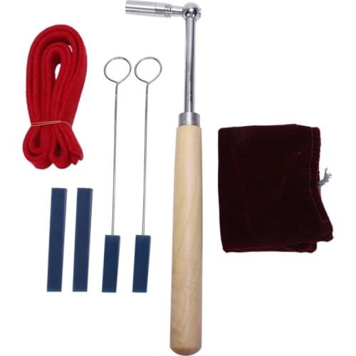 Professional Portable Lever Jujube Piano Tuning Tuner Mute Kit Tools And Case Piano Tuning Lever Tools Kit Mute Hammer Diy Set P